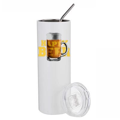 Happy Beer Stainless Steel Tumbler