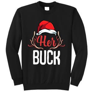 Her Buck His Doe Couples Matching Merry Christmas Sweatshirt