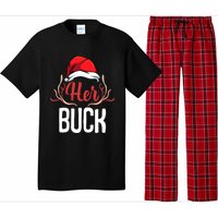 Her Buck His Doe Couples Matching Merry Christmas Pajama Set