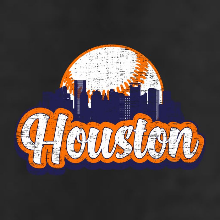 Houston Baseball 7 Panel Mesh Trucker Snapback Hat