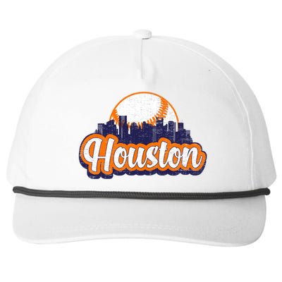 Houston Baseball Snapback Five-Panel Rope Hat