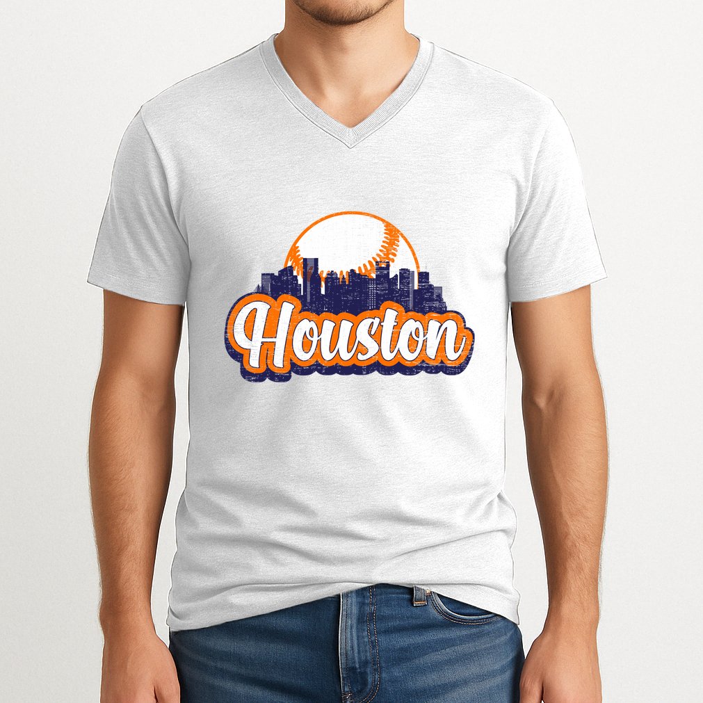 Houston Baseball V-Neck T-Shirt