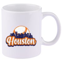 Houston Baseball 11oz C Handle Ceramic Mug