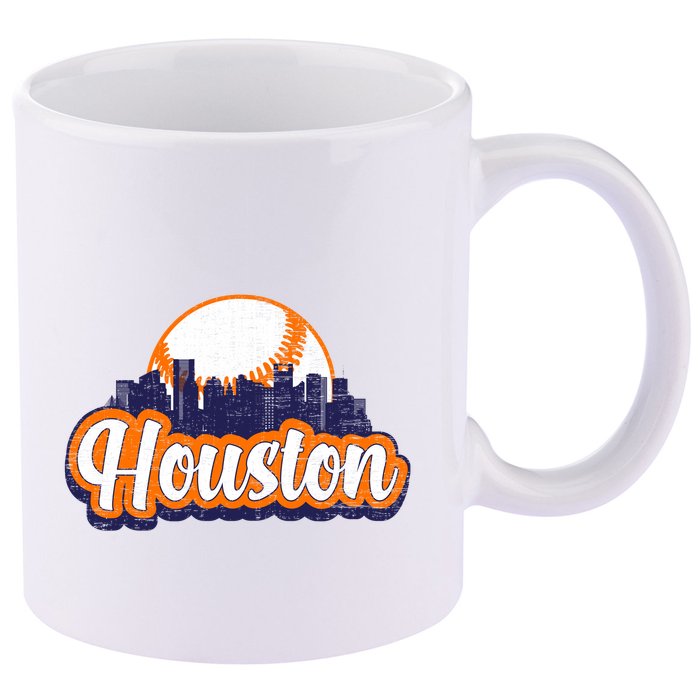 Houston Baseball 11oz C Handle Ceramic Mug