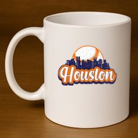 Houston Baseball 11oz C Handle Ceramic Mug