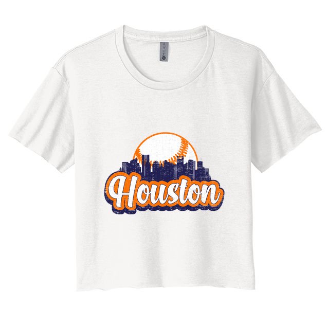 Houston Baseball Crop Top