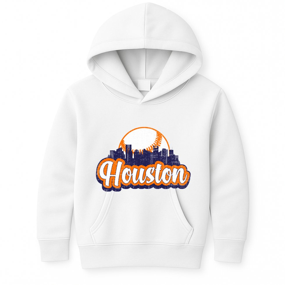 Houston Baseball Kids Hoodie