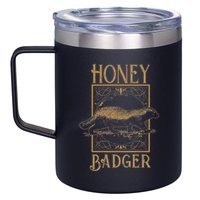 Honey Badger 12oz Stainless Steel Coffee Mug