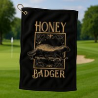 Honey Badger Golf Towel
