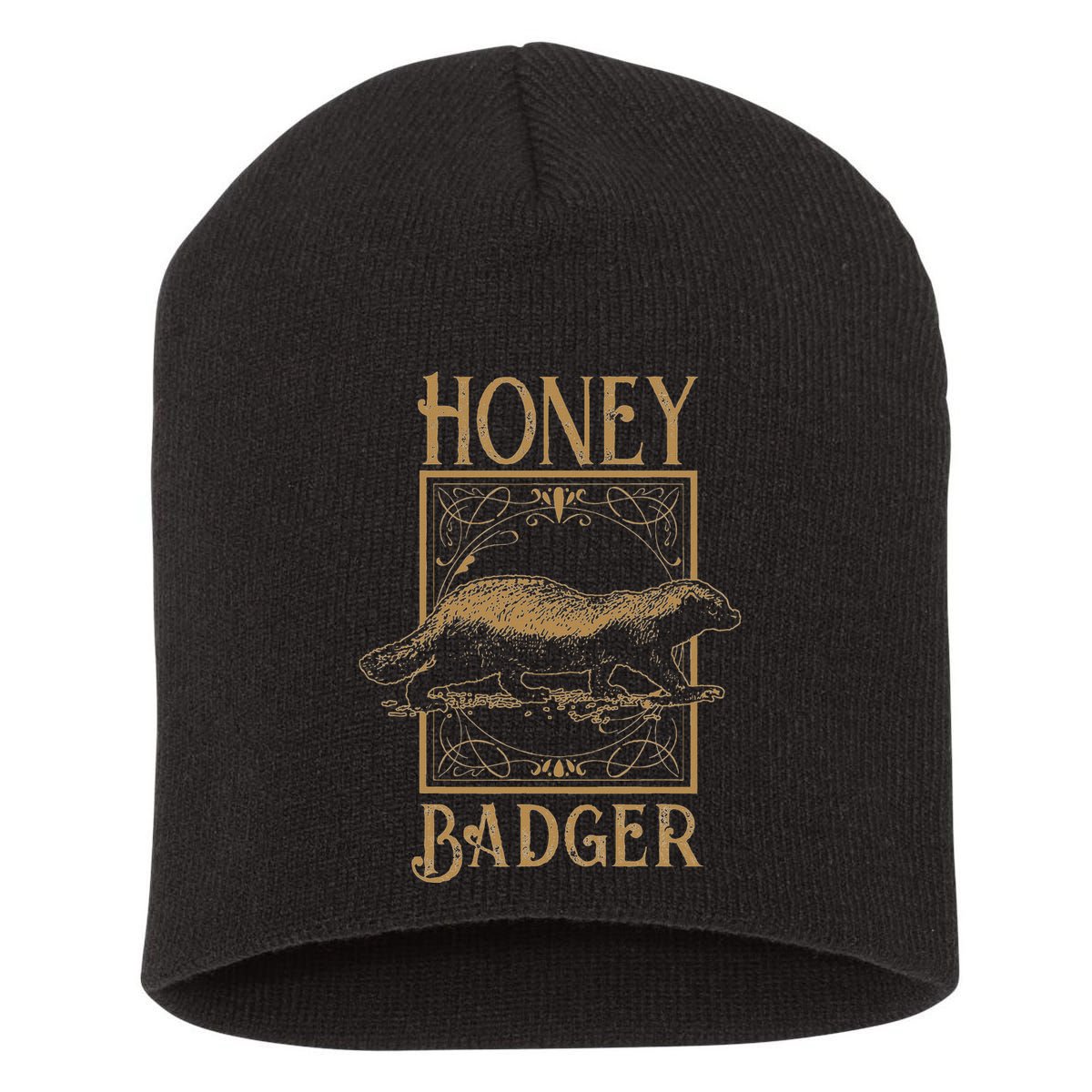 Honey Badger Short Acrylic Beanie