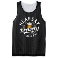 Hearsay Brewery Home Of The Mega Pint Beer Funny Mesh Reversible Basketball Jersey Tank