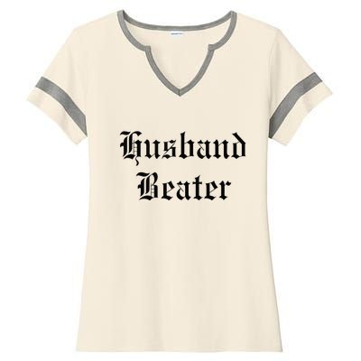 Husband Beater Ladies Halftime Notch Neck Tee