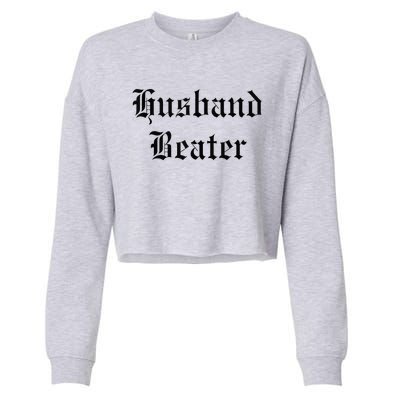 Husband Beater Cropped Pullover Crew