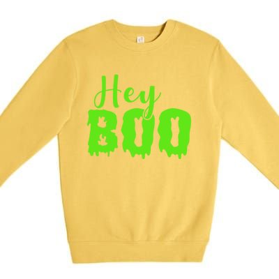 Hey Boo Halloween Costume Gift Premium Crewneck Sweatshirt