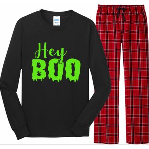 Hey Boo Halloween Costume Gift Long Sleeve Pajama Set