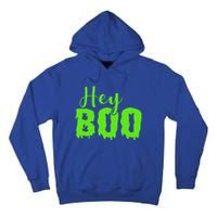 Hey Boo Halloween Costume Gift Tall Hoodie