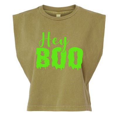 Hey Boo Halloween Costume Gift Garment-Dyed Women's Muscle Tee