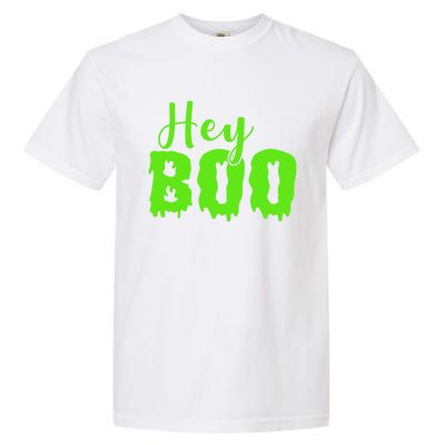 Hey Boo Halloween Costume Gift Garment-Dyed Heavyweight T-Shirt