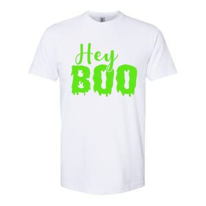 Hey Boo Halloween Costume Gift Softstyle CVC T-Shirt