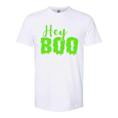 Hey Boo Halloween Costume Gift Softstyle CVC T-Shirt