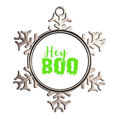 Hey Boo Halloween Costume Gift Metallic Star Ornament