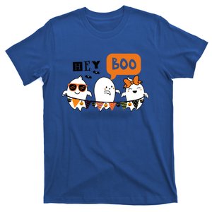 Hey Boo Halloween Ghost Spooky Cute Funny Gift T-Shirt