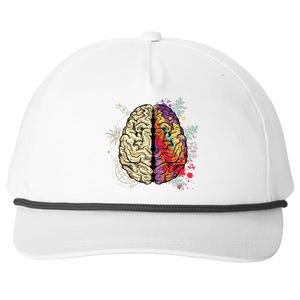 Human Brain Snapback Five-Panel Rope Hat