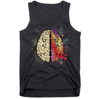 Human Brain Tank Top