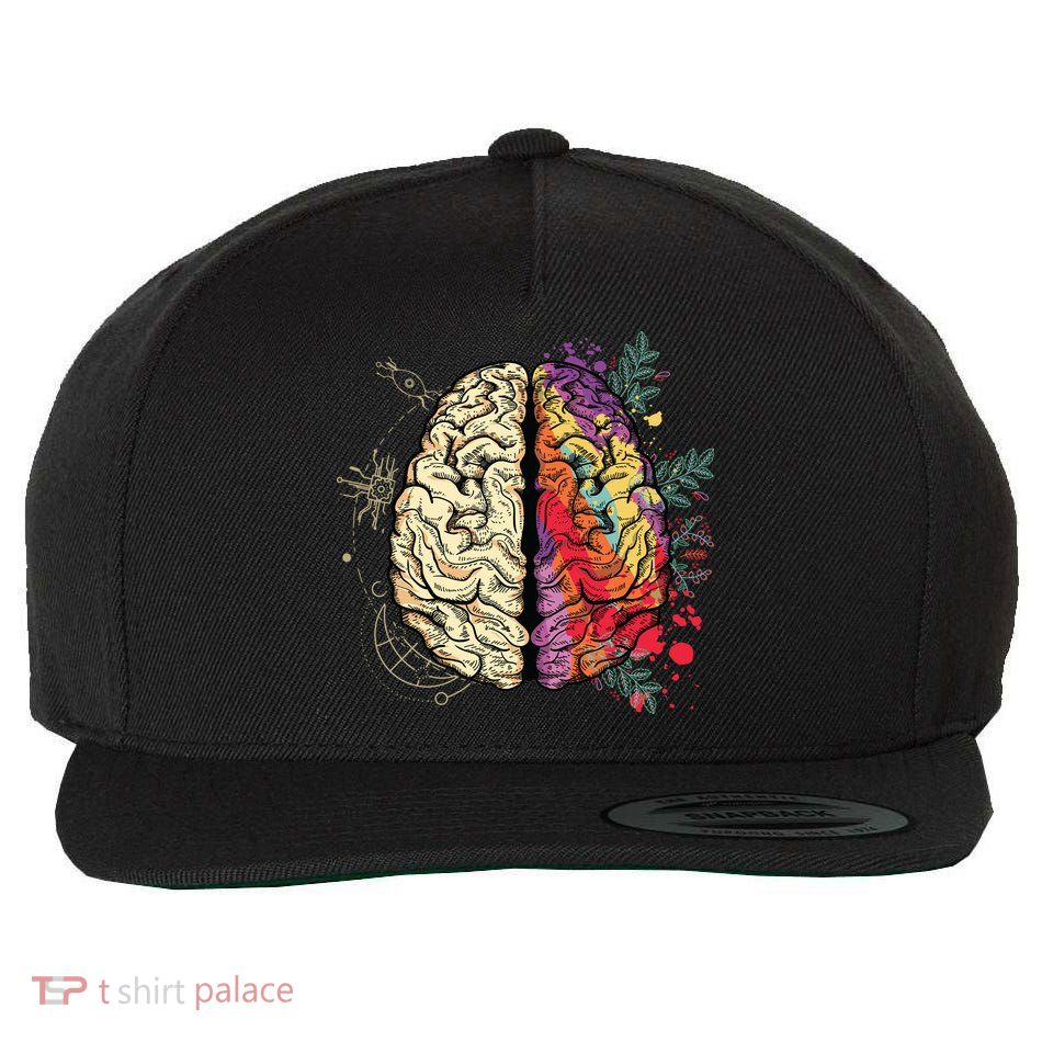 Human Brain Wool Snapback Cap