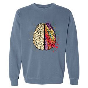 Human Brain Garment-Dyed Sweatshirt