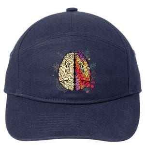 Human Brain 7-Panel Snapback Hat