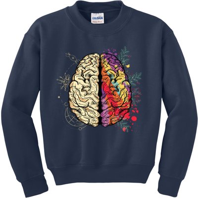 Human Brain Kids Sweatshirt