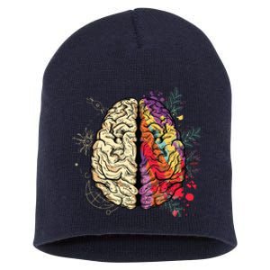 Human Brain Short Acrylic Beanie