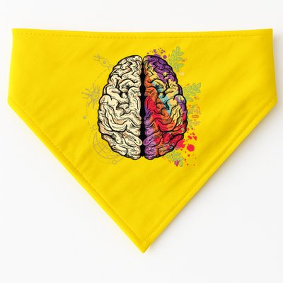 Human Brain USA-Made Doggie Bandana