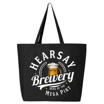 Hearsay Brewery Home Of The Mega Pint Beer Funny Johnny Depp 25L Jumbo Tote