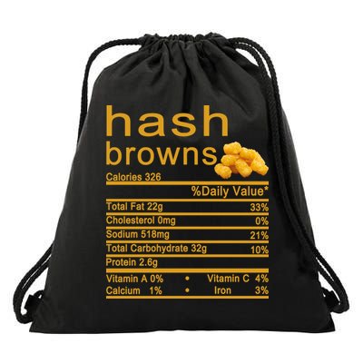 Hash Browns Drawstring Bag