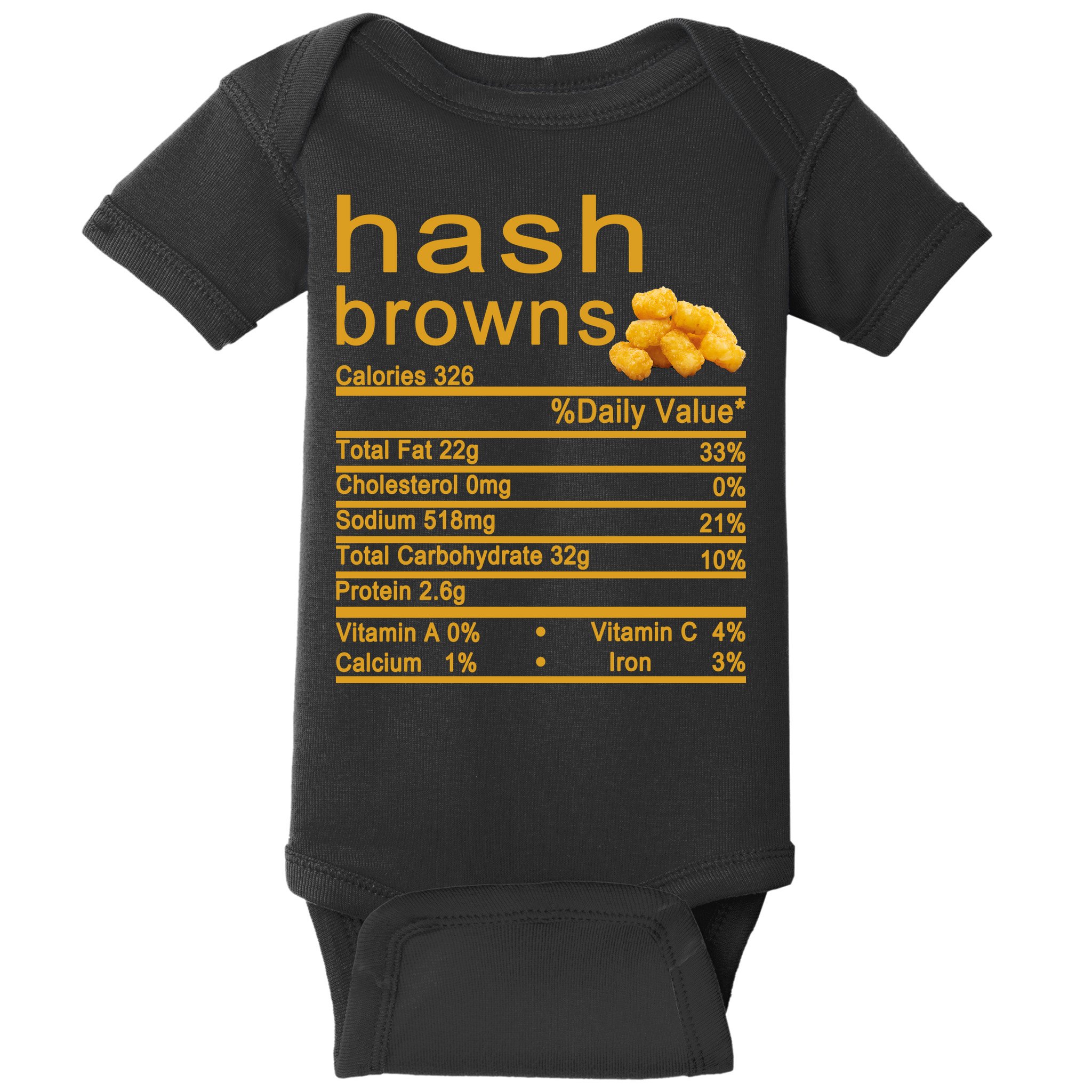 Hash Browns Baby Bodysuit