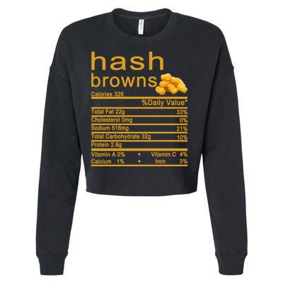 Hash Browns Cropped Pullover Crew