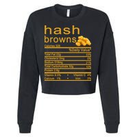 Hash Browns Cropped Pullover Crew