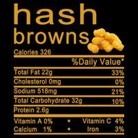 Hash Browns Cropped Pullover Crew