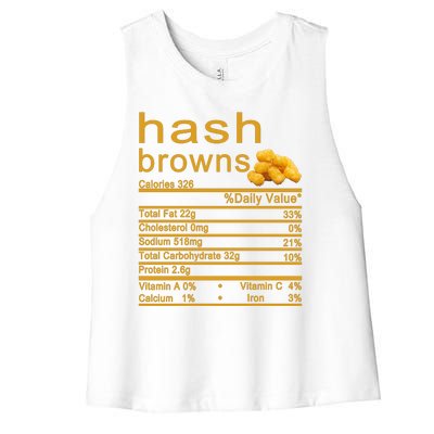 Hash Browns Women's Racerback Cropped Tank