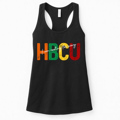 HBCU Black History Month I'm Rooting For Every HBCU Grad. Womens Tank Top