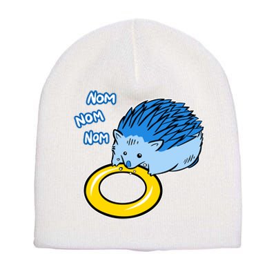 Hungry Blue Hedgehog Short Acrylic Beanie