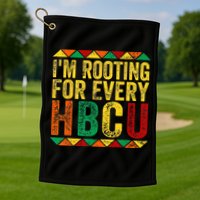 HBCU Black History Month Im Rooting For Every HBCU Golf Towel