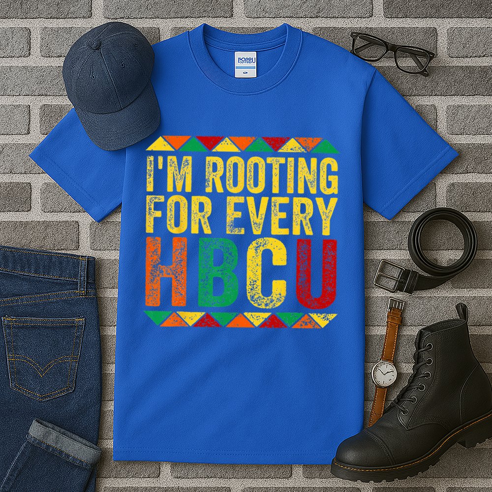 HBCU Black History Month Im Rooting For Every HBCU Tall T-Shirt