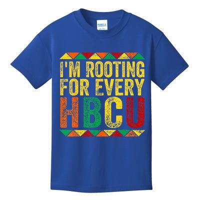 HBCU Black History Month Im Rooting For Every HBCU Kids T-Shirt