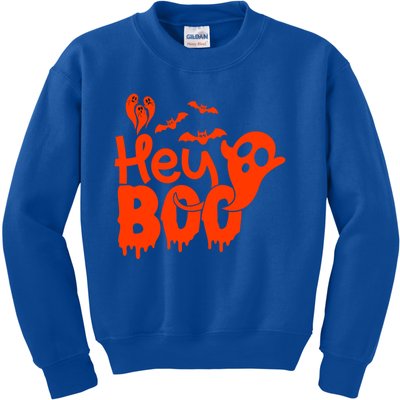 Hey Boo Halloween Gift: Spook And Style! Cute Gift Kids Sweatshirt