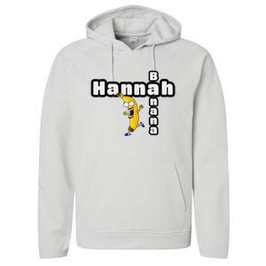 Hannah Banana Hannah Name Performance Fleece Hoodie