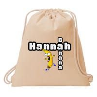 Hannah Banana Hannah Name Drawstring Bag