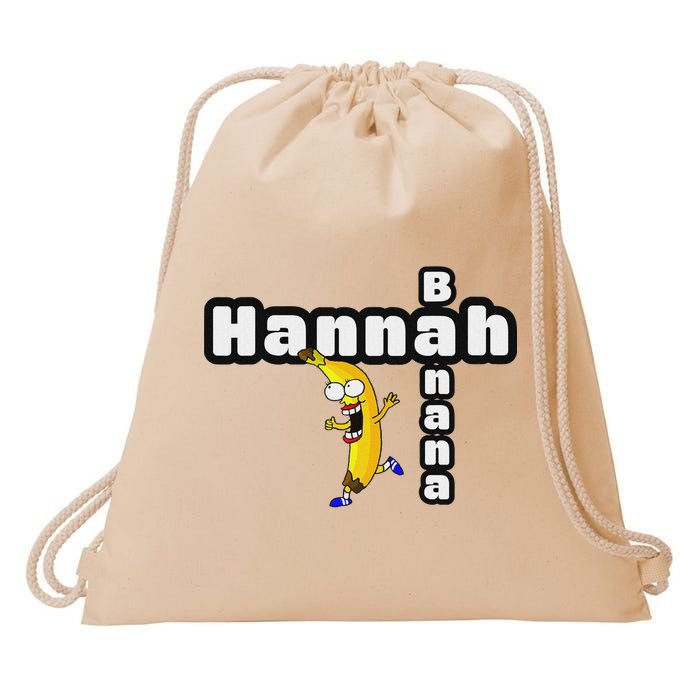 Hannah Banana Hannah Name Drawstring Bag